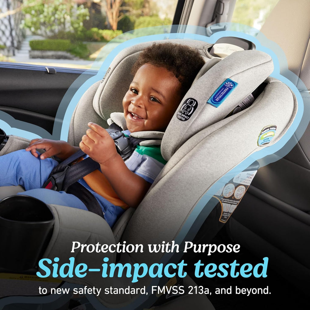 Graco Extend2Fit 3-in-1 Convertible Car Seat, 3 Modes – Rear Facing, Forward Facing Baby Car Seat and Highback Booster Seat, Adjustable Extension Panel for Extra Legroom
