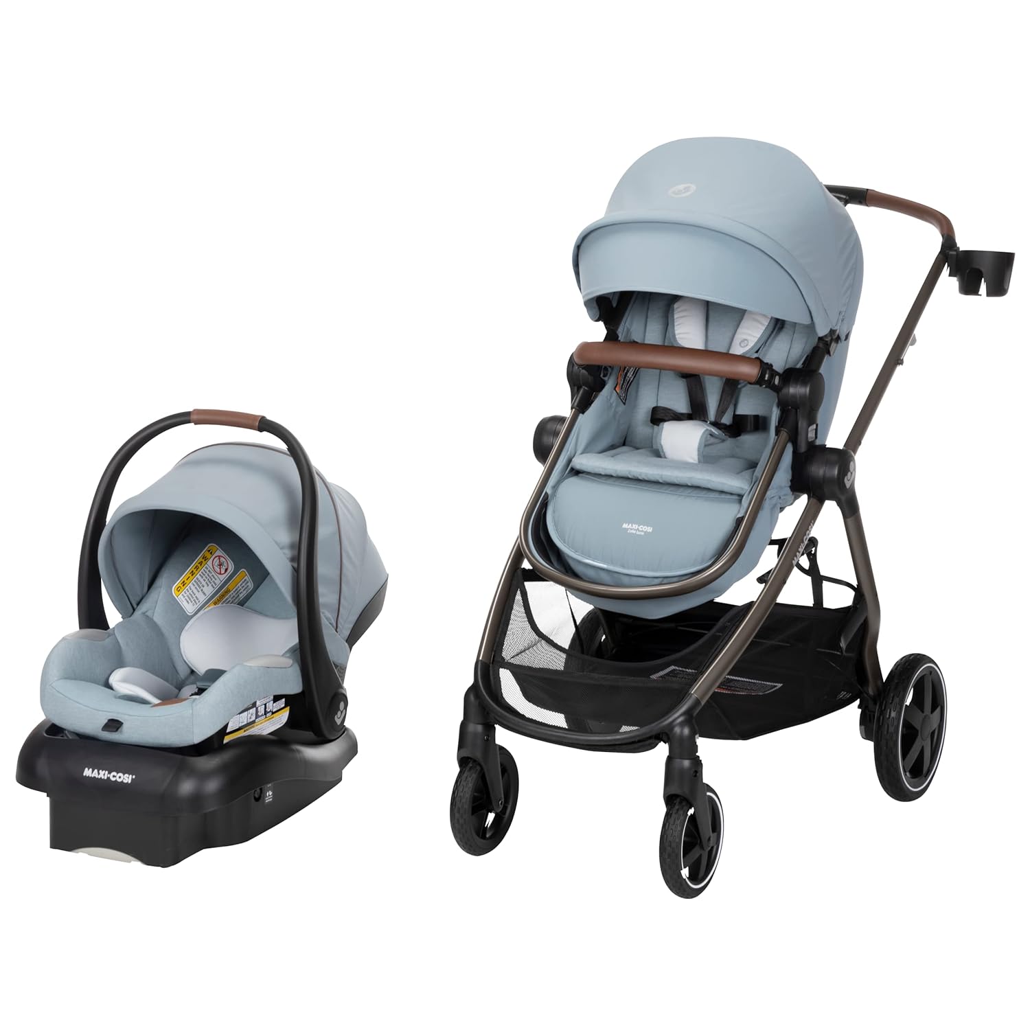 Maxi-Cosi Zelia 2 Luxe 5-in-1 Modular Travel System，Car Seat & Stroller